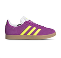 adidas Gazelle Purple & Yellow Sneakers with Gum Soles