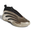 Metallic Gold & Black Sneakers with Sculpted Cutout Shells