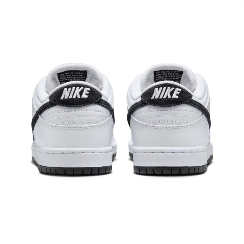 Nike SB Dunk Low Pro White & Black Sneakers