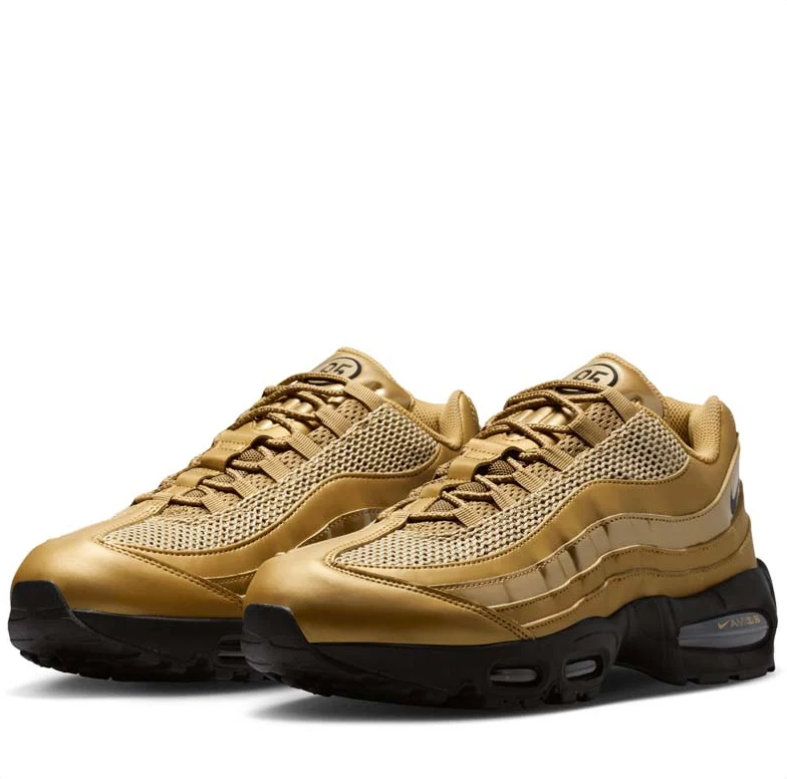 Nike Air Max 95 Wheat Brown Sneakers with Black Soles