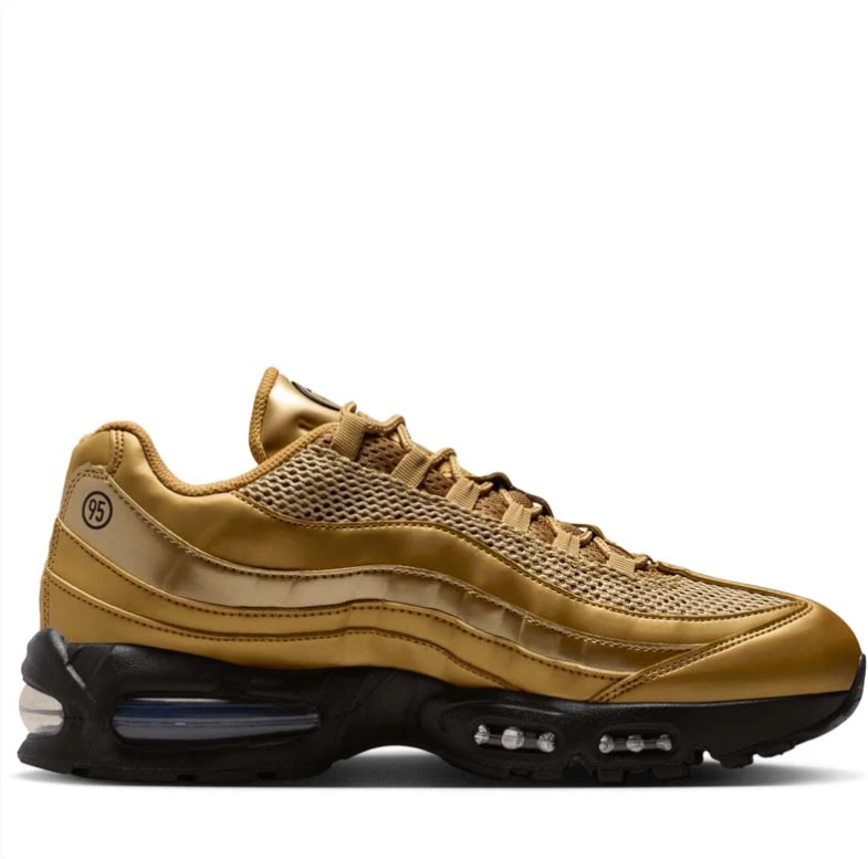Nike Air Max 95 Wheat Brown Sneakers with Black Soles
