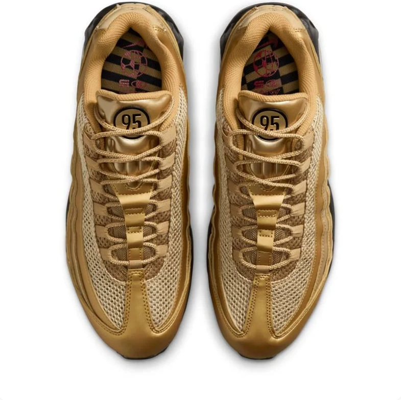 Nike Air Max 95 Wheat Brown Sneakers with Black Soles