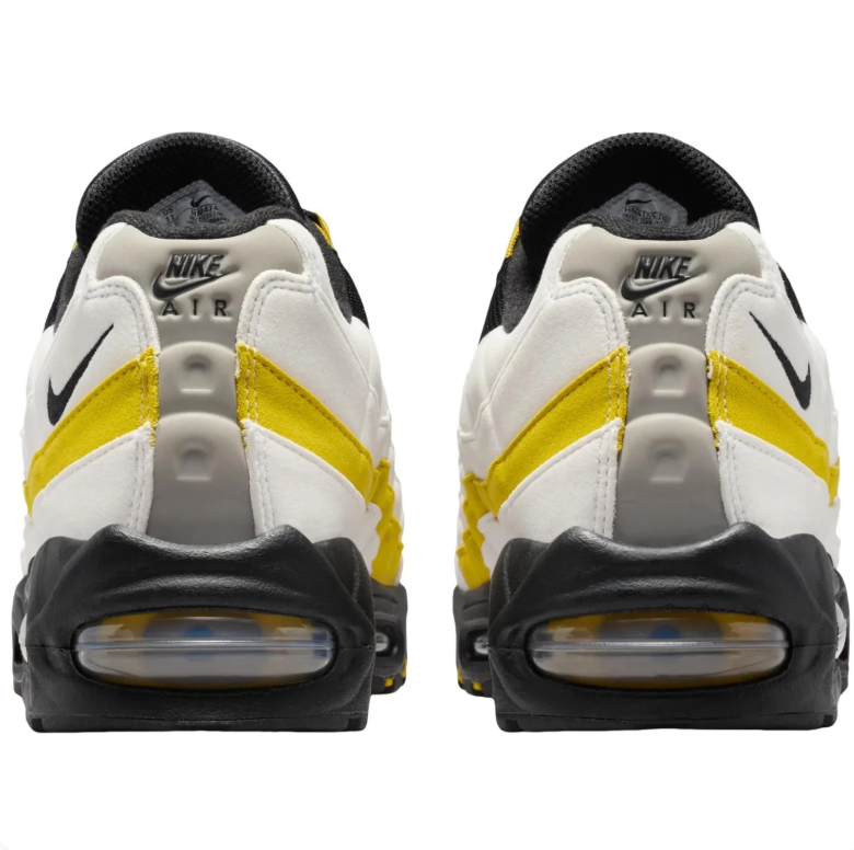 Nike Air Max 95 White, Black & Yellow Sneakers