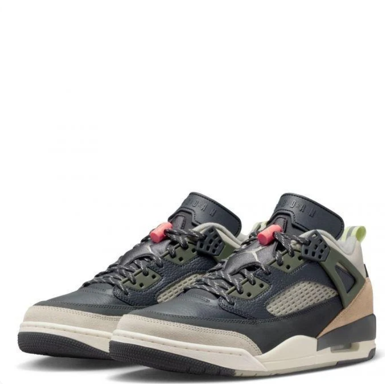 Air Jordan Spizike Low Black, Olive & Tan Sneakers