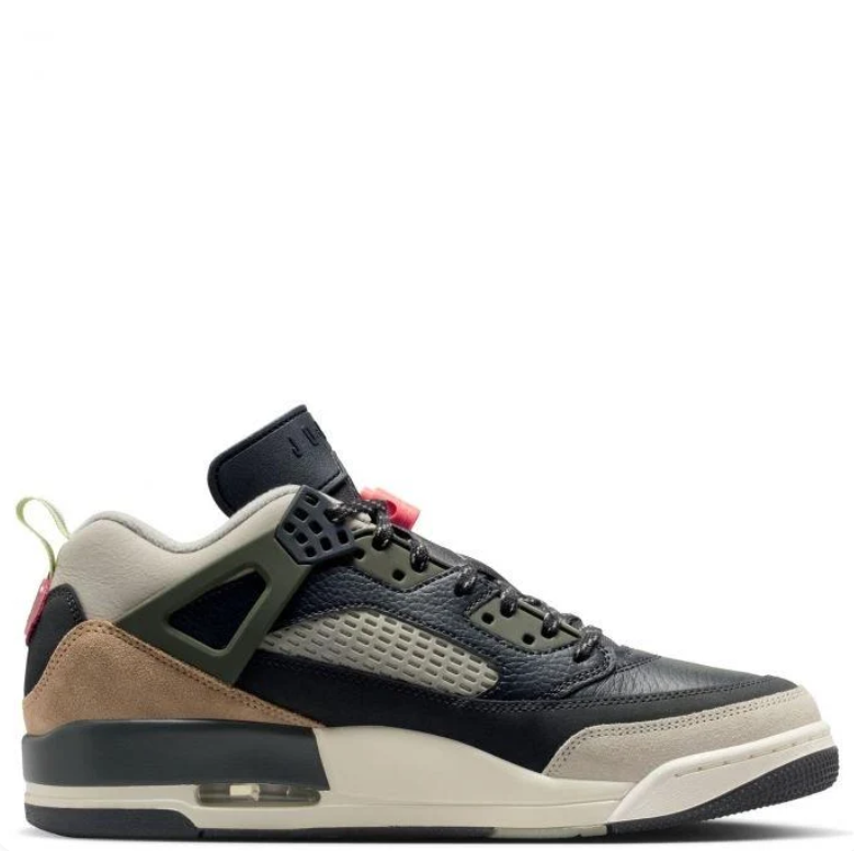 Air Jordan Spizike Low Black, Olive & Tan Sneakers