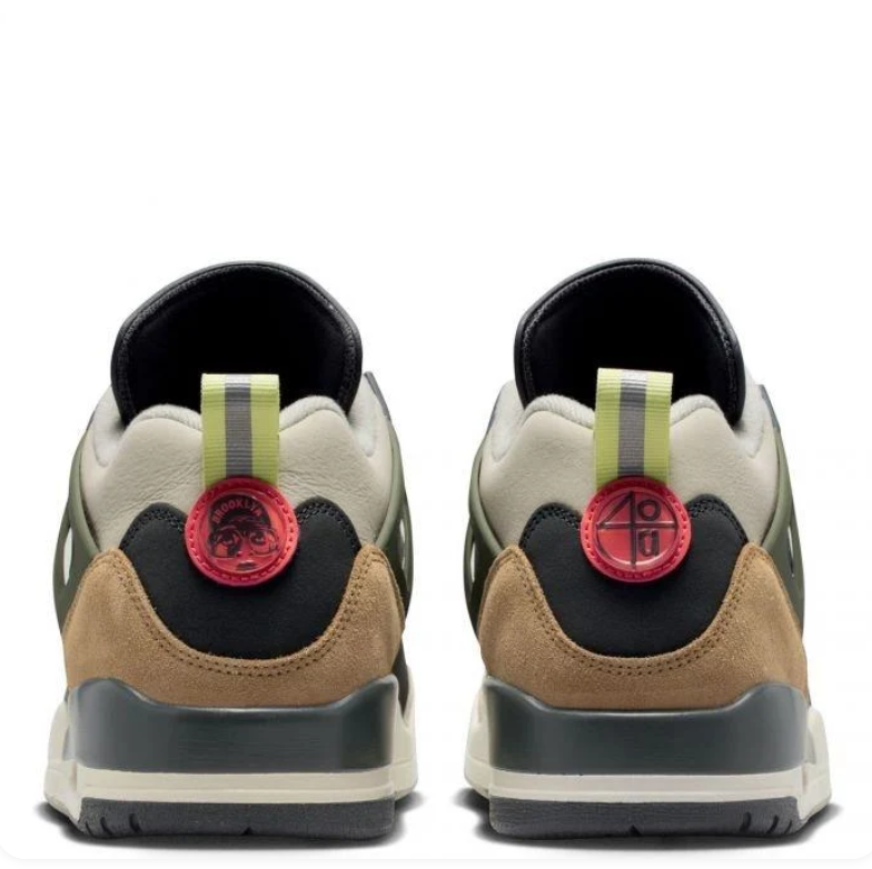 Air Jordan Spizike Low Black, Olive & Tan Sneakers