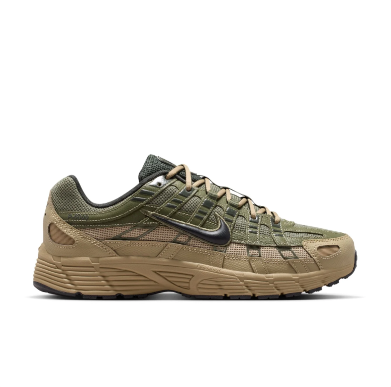 Nike P-6000 Olive & Khaki Low-Top Sneakers