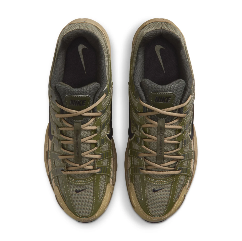 Nike P-6000 Olive & Khaki Low-Top Sneakers