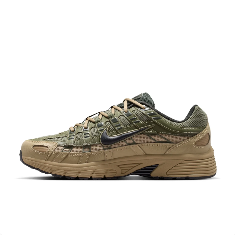 Nike P-6000 Olive & Khaki Low-Top Sneakers