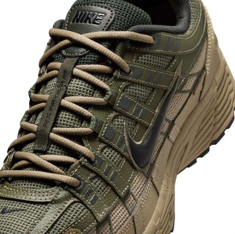 Nike P-6000 Olive & Khaki Low-Top Sneakers
